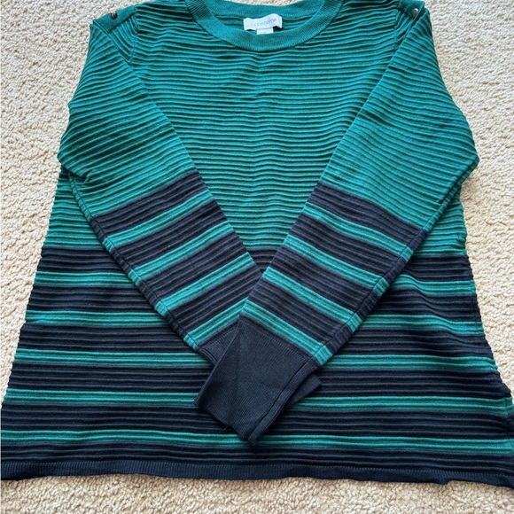 Liz Claiborne Ribbed Sweater - Picture 8 of 11